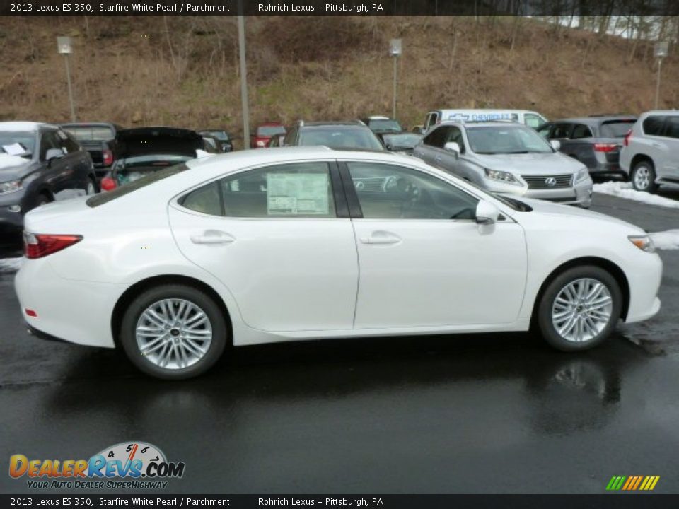 2013 Lexus ES 350 Starfire White Pearl / Parchment Photo #5