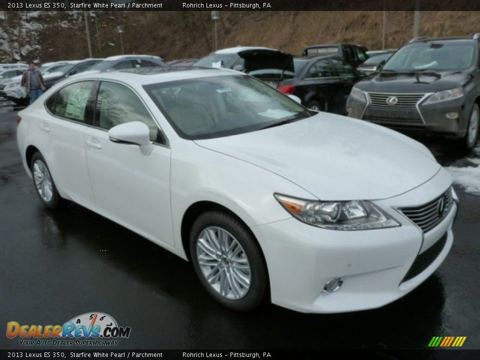 2013 Lexus ES 350 Starfire White Pearl / Parchment Photo #6