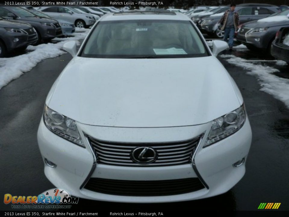 2013 Lexus ES 350 Starfire White Pearl / Parchment Photo #7