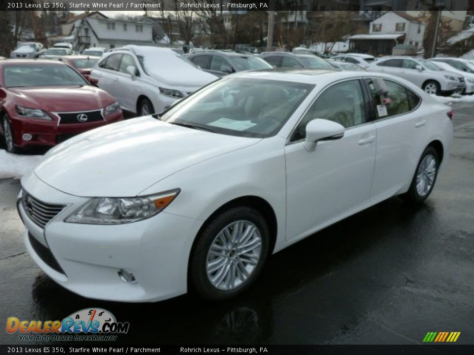2013 Lexus ES 350 Starfire White Pearl / Parchment Photo #8