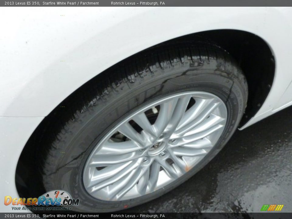 2013 Lexus ES 350 Starfire White Pearl / Parchment Photo #9