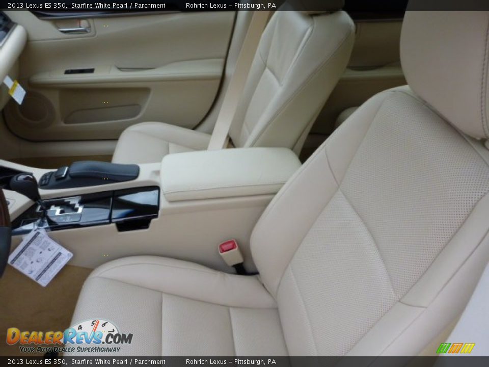 2013 Lexus ES 350 Starfire White Pearl / Parchment Photo #10