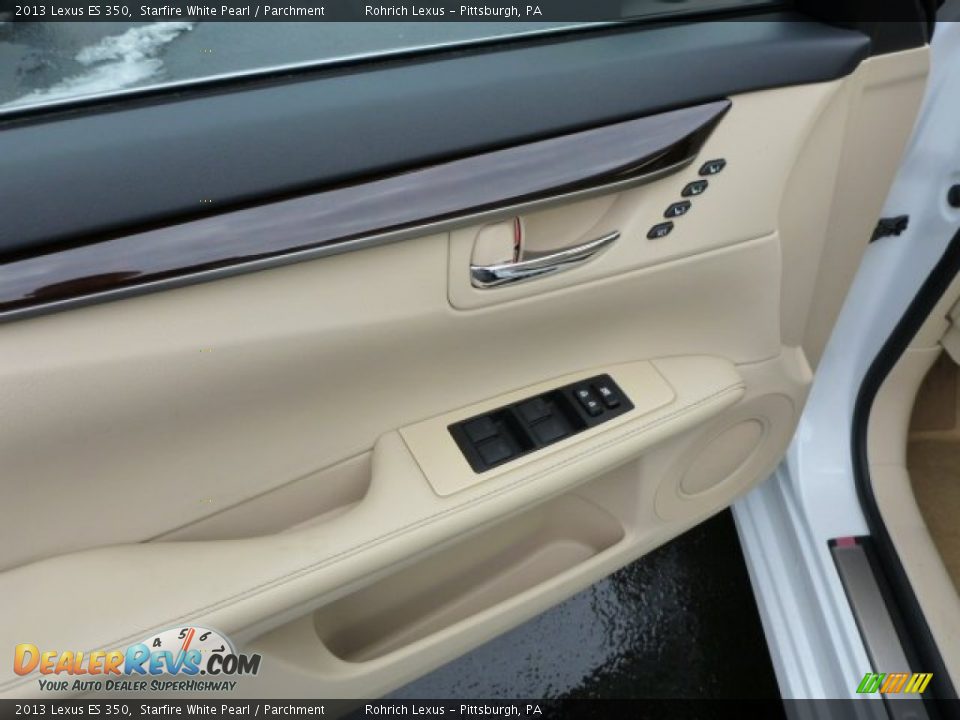 2013 Lexus ES 350 Starfire White Pearl / Parchment Photo #14
