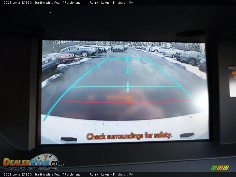 2013 Lexus ES 350 Starfire White Pearl / Parchment Photo #17