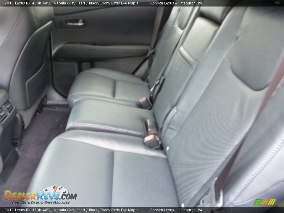 2013 Lexus RX 450h AWD Nebula Gray Pearl / Black/Ebony Birds Eye Maple Photo #11