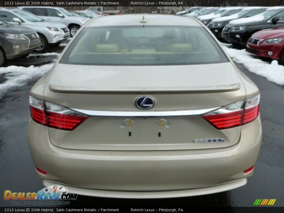 2013 Lexus ES 300h Hybrid Satin Cashmere Metallic / Parchment Photo #3