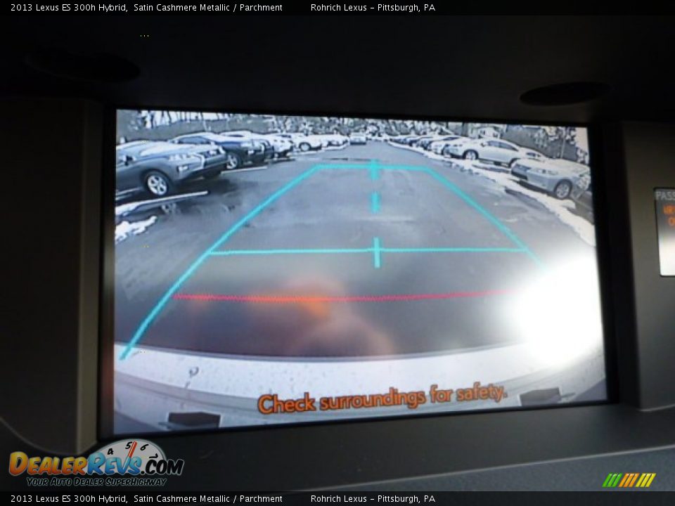 2013 Lexus ES 300h Hybrid Satin Cashmere Metallic / Parchment Photo #17