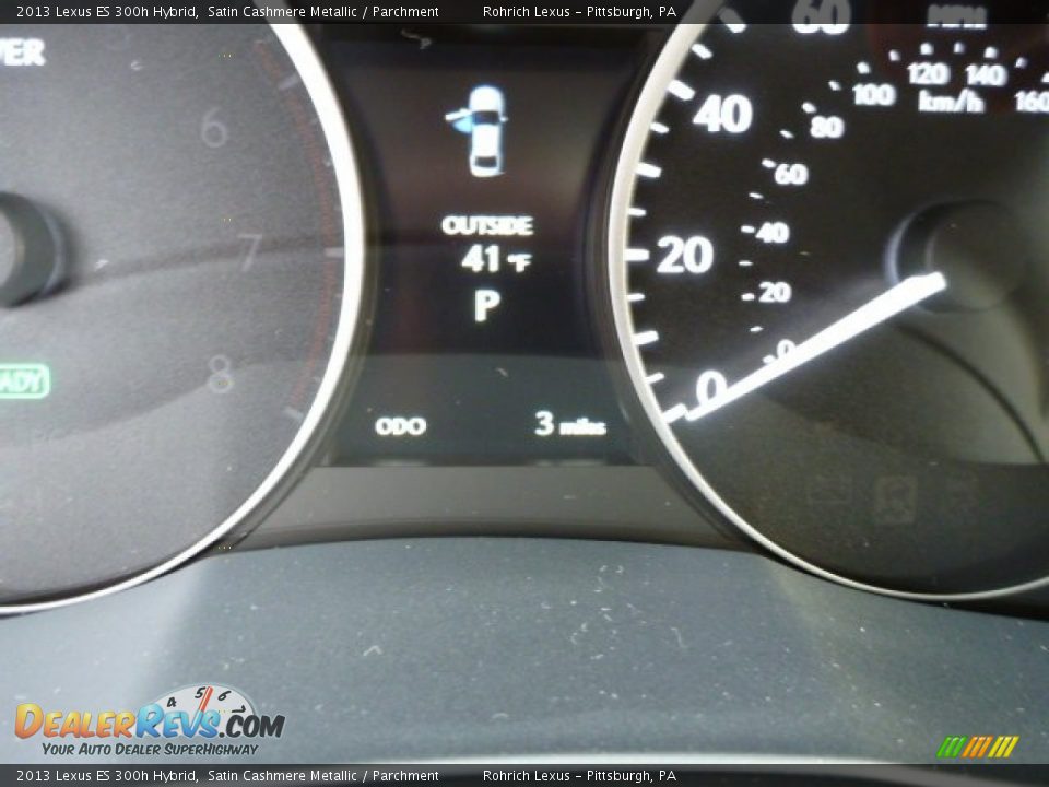 2013 Lexus ES 300h Hybrid Satin Cashmere Metallic / Parchment Photo #19