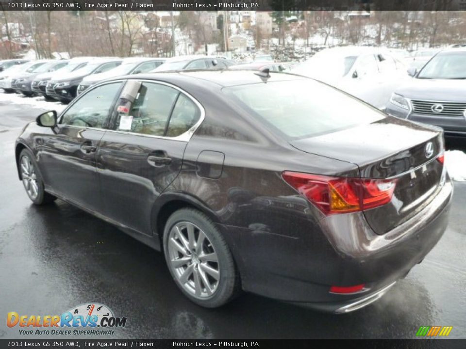 2013 Lexus GS 350 AWD Fire Agate Pearl / Flaxen Photo #2