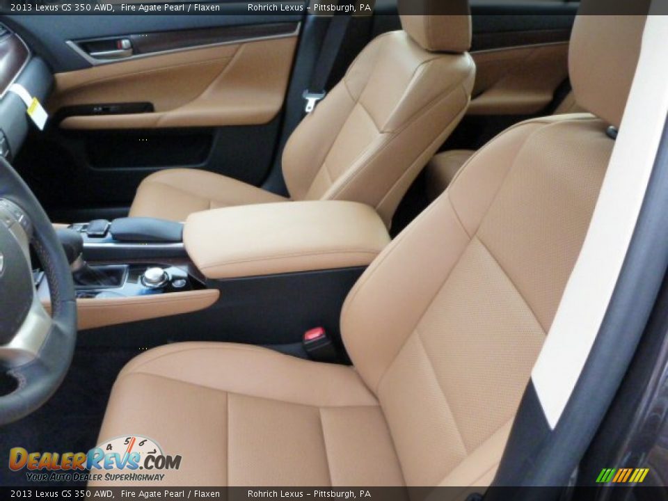 2013 Lexus GS 350 AWD Fire Agate Pearl / Flaxen Photo #10