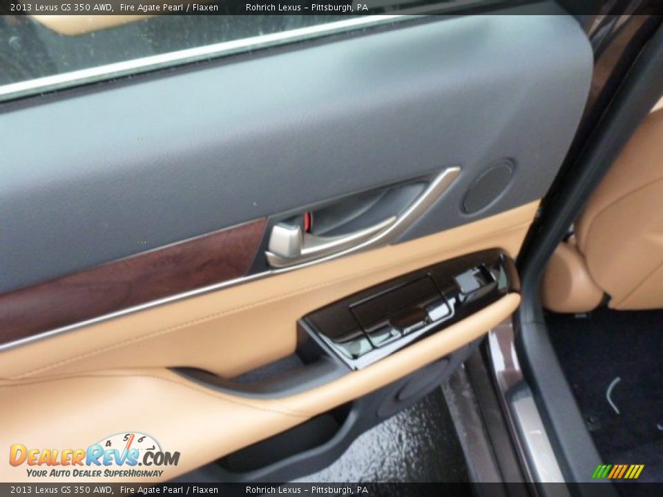 2013 Lexus GS 350 AWD Fire Agate Pearl / Flaxen Photo #13
