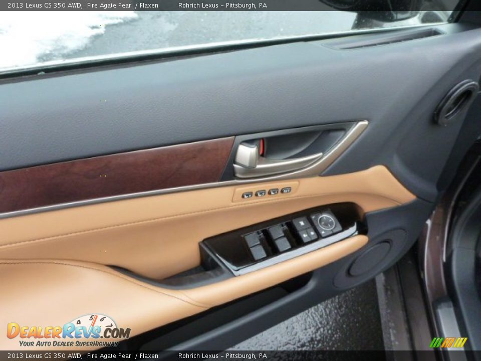 2013 Lexus GS 350 AWD Fire Agate Pearl / Flaxen Photo #14