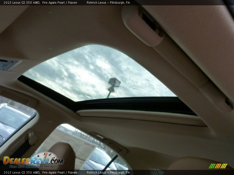 2013 Lexus GS 350 AWD Fire Agate Pearl / Flaxen Photo #15