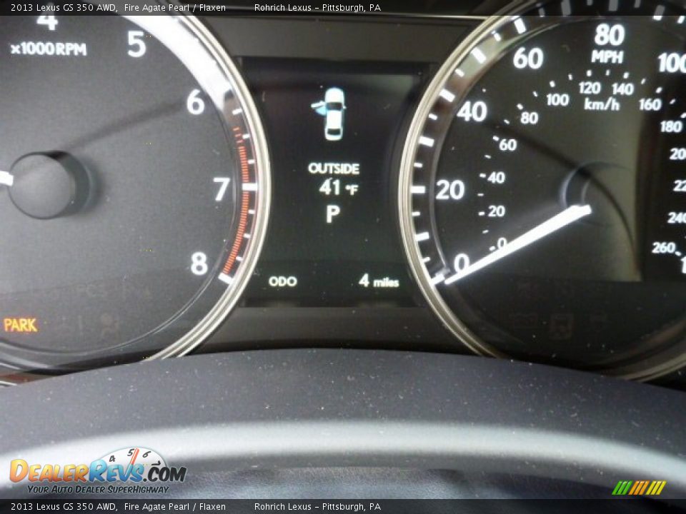 2013 Lexus GS 350 AWD Fire Agate Pearl / Flaxen Photo #20