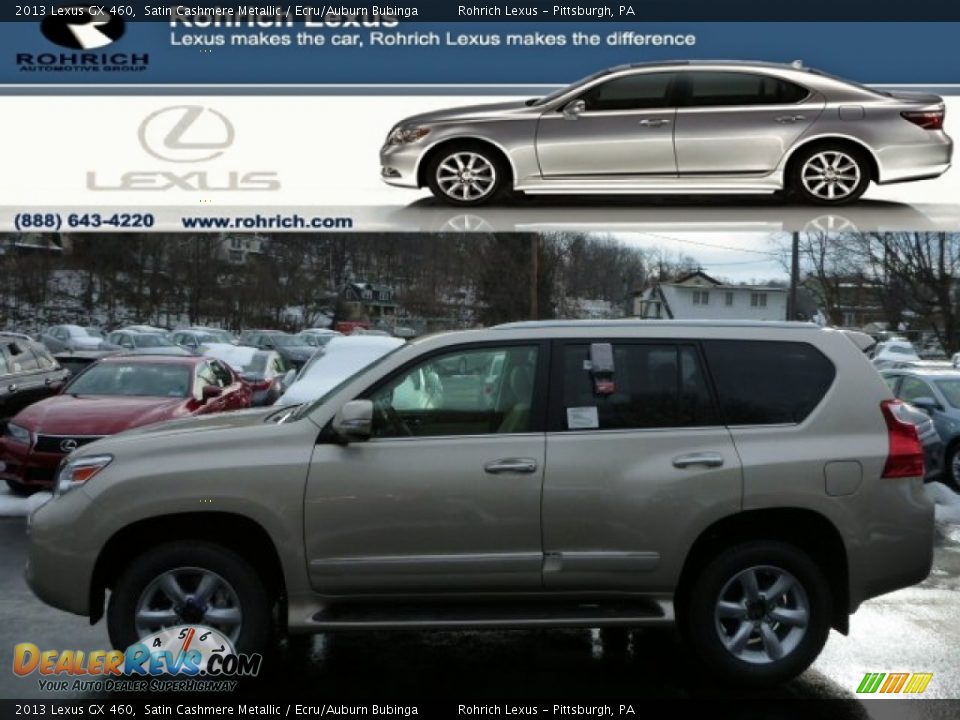 2013 Lexus GX 460 Satin Cashmere Metallic / Ecru/Auburn Bubinga Photo #1
