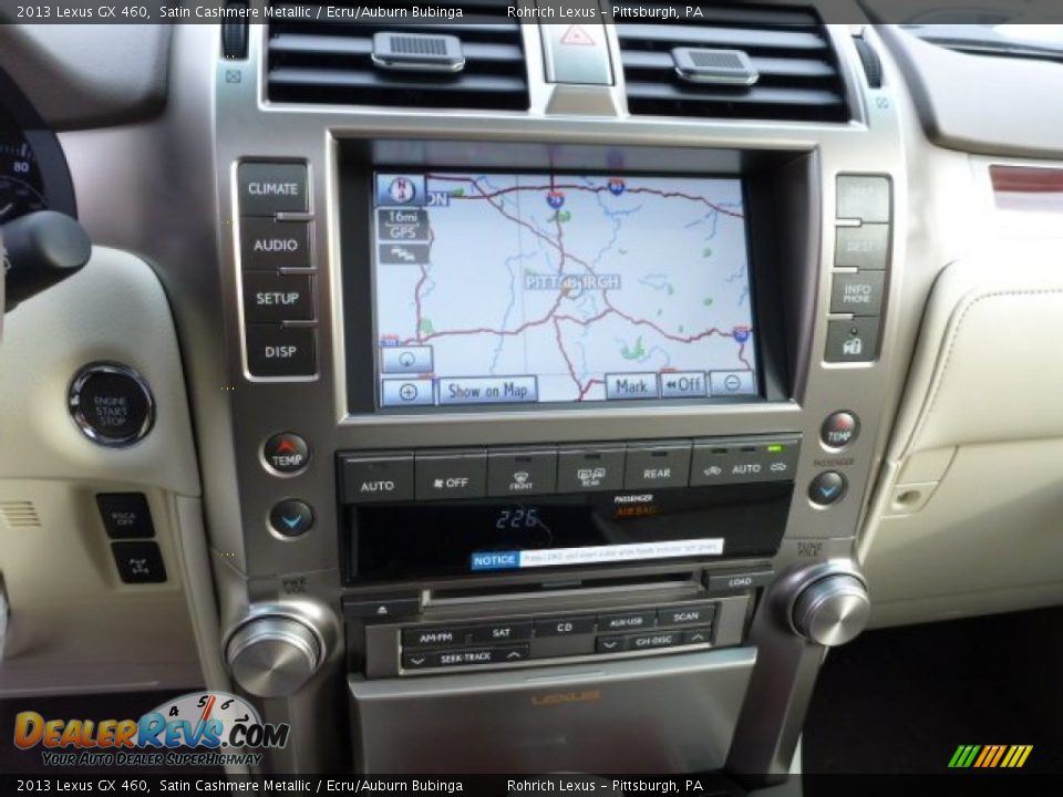 2013 Lexus GX 460 Satin Cashmere Metallic / Ecru/Auburn Bubinga Photo #18