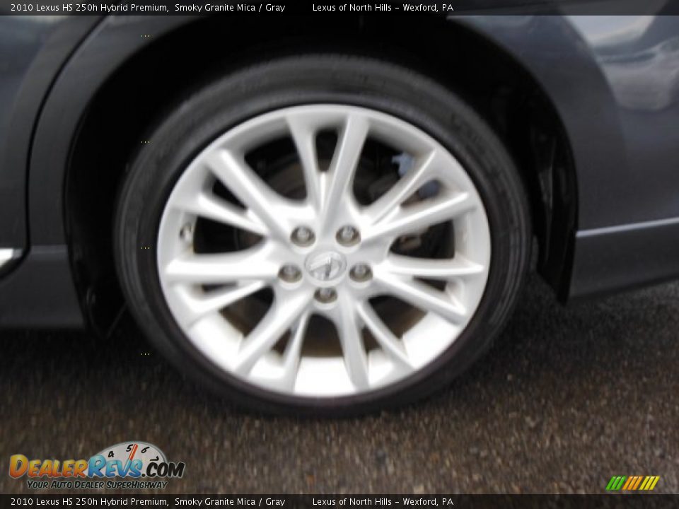 2010 Lexus HS 250h Hybrid Premium Smoky Granite Mica / Gray Photo #8