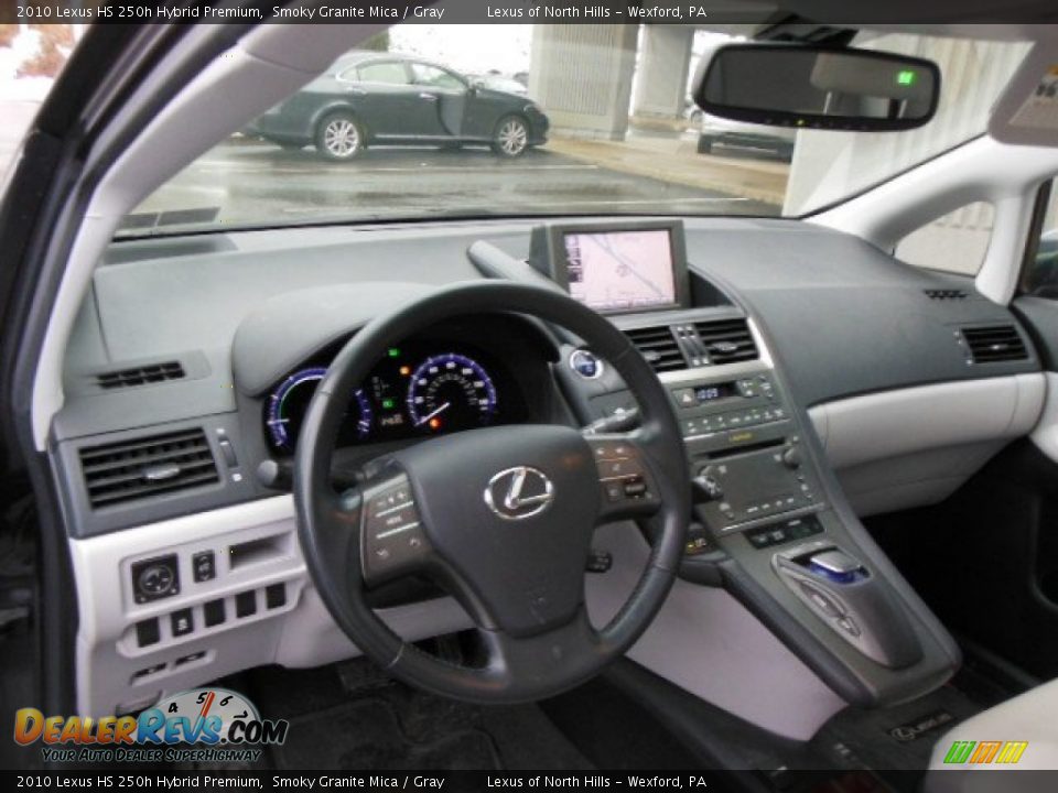 2010 Lexus HS 250h Hybrid Premium Smoky Granite Mica / Gray Photo #9