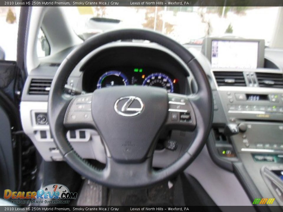 2010 Lexus HS 250h Hybrid Premium Smoky Granite Mica / Gray Photo #18