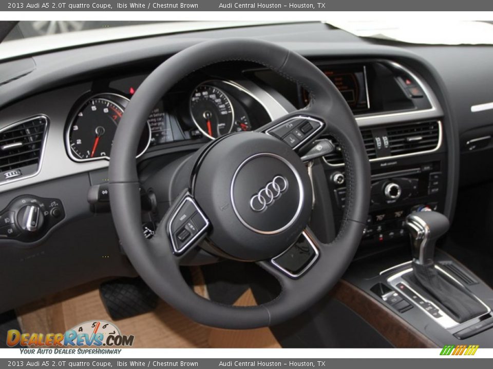 2013 Audi A5 2.0T quattro Coupe Steering Wheel Photo #14