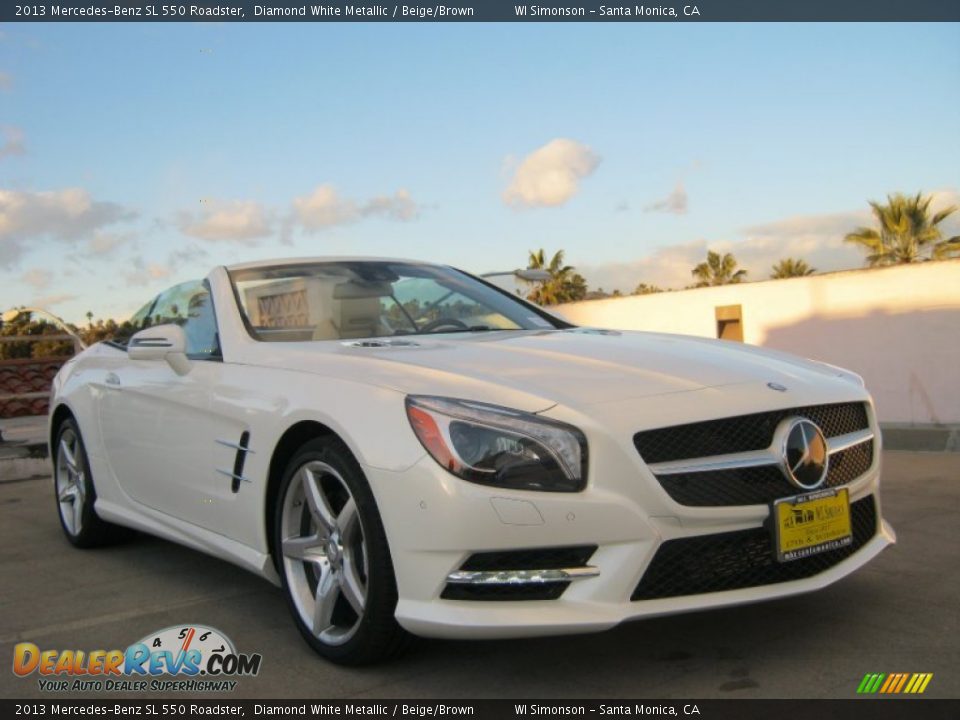 2013 Mercedes sl550 diamond white #3