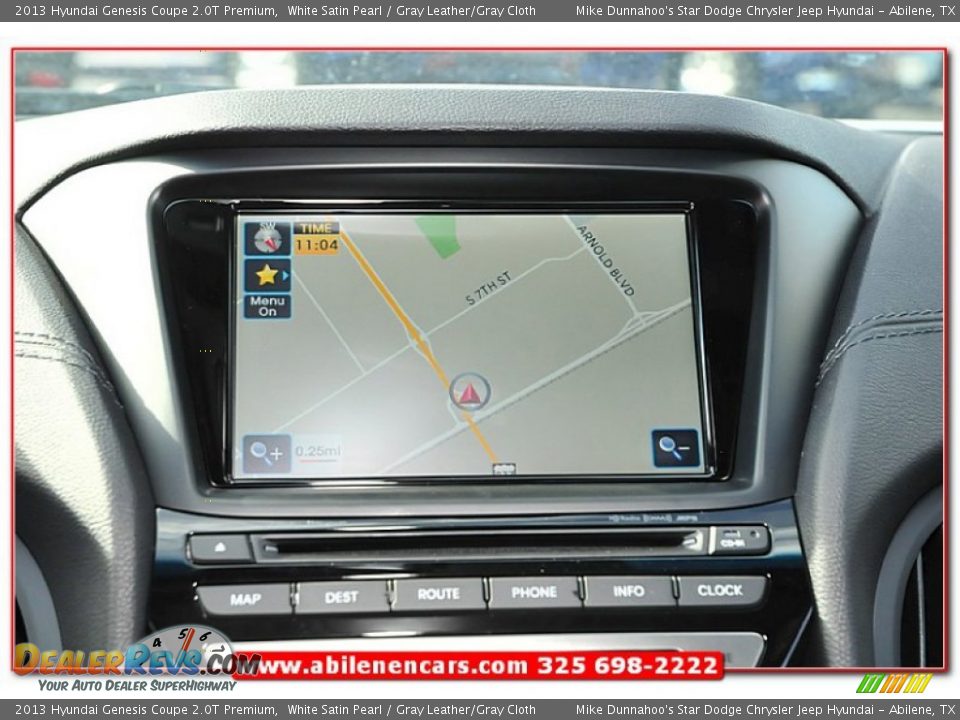 2013 Hyundai Genesis Coupe 2.0T Premium White Satin Pearl / Gray Leather/Gray Cloth Photo #29