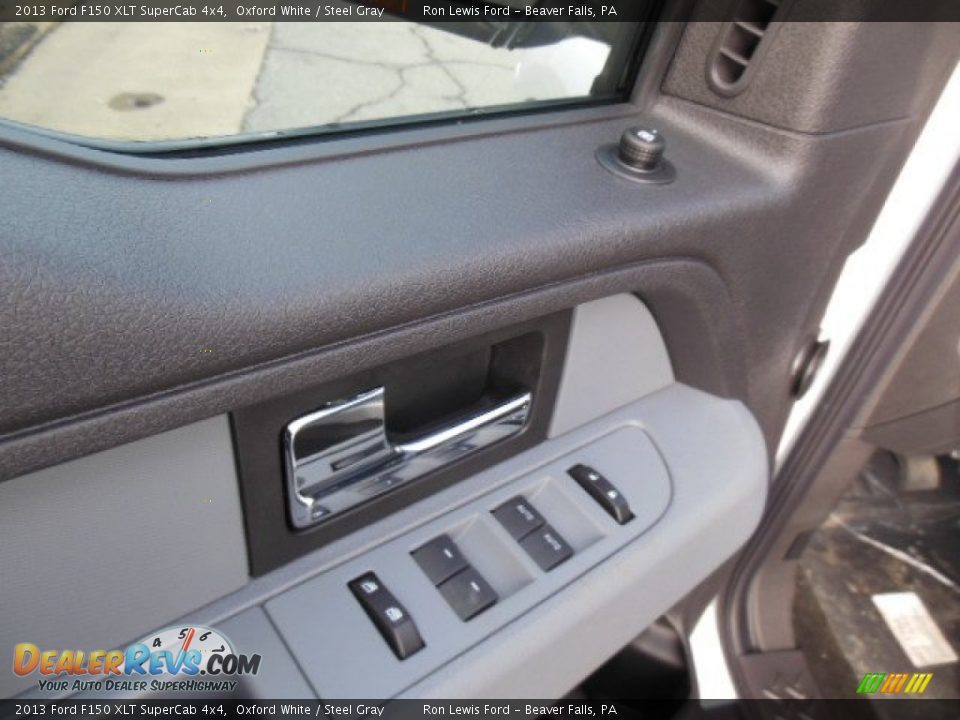 2013 Ford F150 XLT SuperCab 4x4 Oxford White / Steel Gray Photo #21