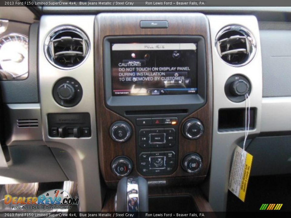 2013 Ford F150 Limited SuperCrew 4x4 Blue Jeans Metallic / Steel Gray Photo #17