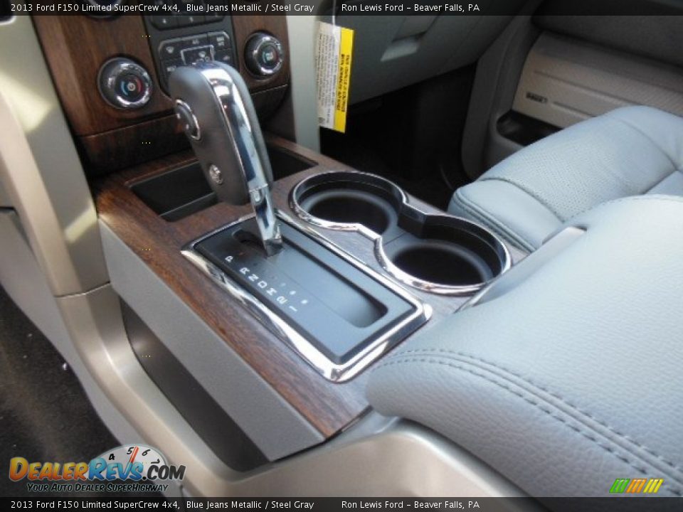 2013 Ford F150 Limited SuperCrew 4x4 Blue Jeans Metallic / Steel Gray Photo #18