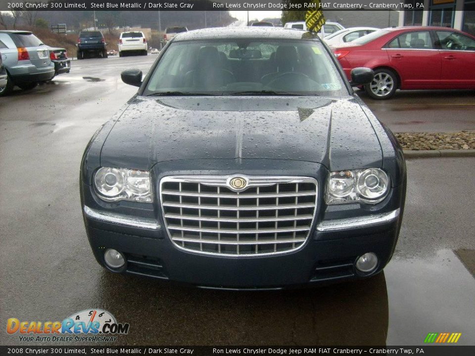 2008 Chrysler 300 Limited Steel Blue Metallic / Dark Slate Gray Photo #2
