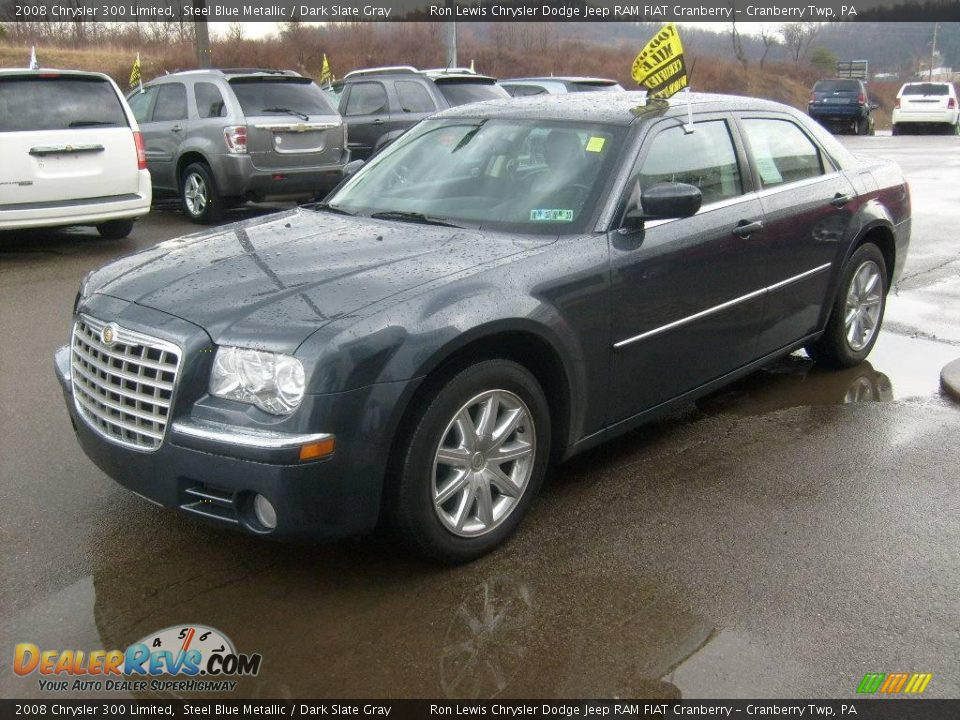 2008 Chrysler 300 Limited Steel Blue Metallic / Dark Slate Gray Photo #3