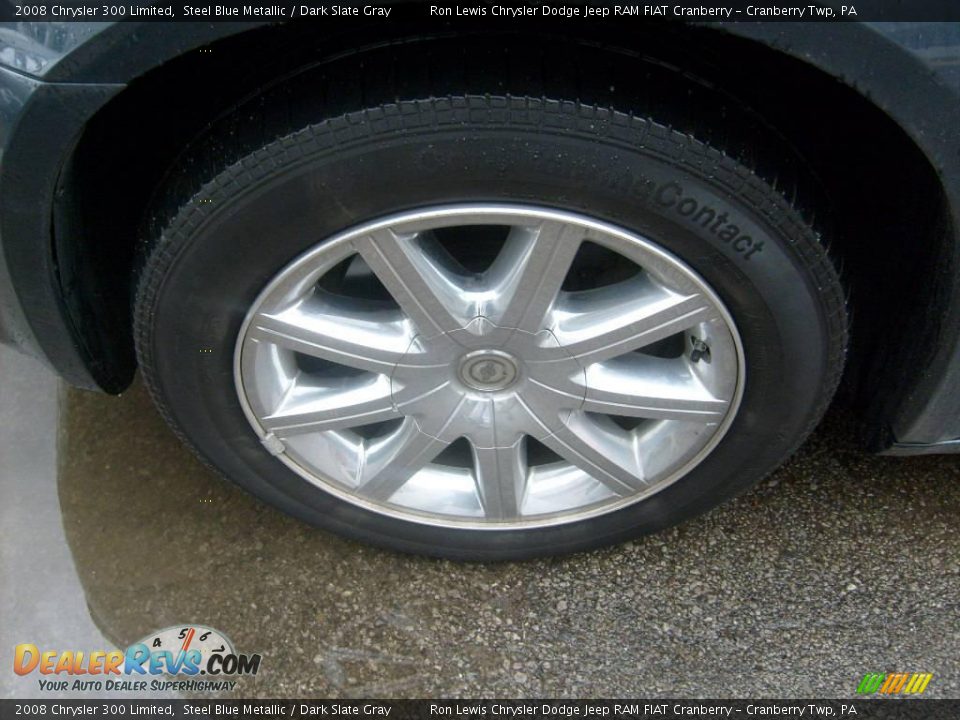 2008 Chrysler 300 Limited Steel Blue Metallic / Dark Slate Gray Photo #9