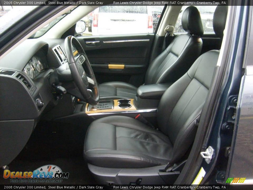 2008 Chrysler 300 Limited Steel Blue Metallic / Dark Slate Gray Photo #10