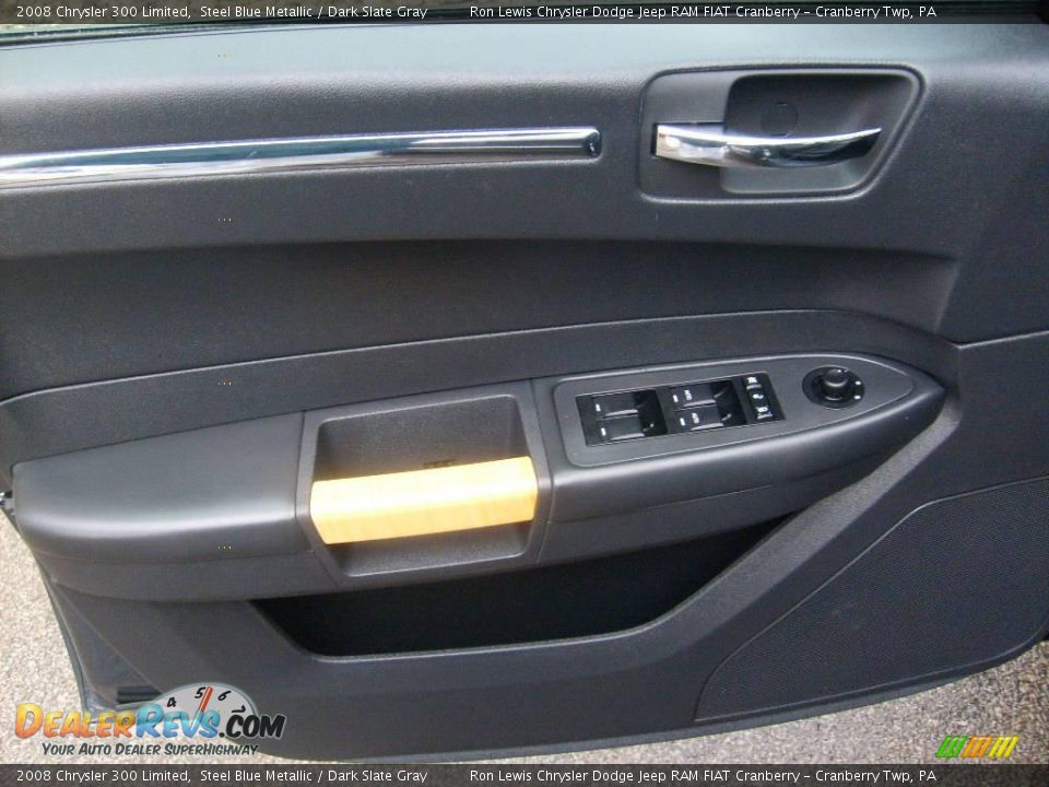 2008 Chrysler 300 Limited Steel Blue Metallic / Dark Slate Gray Photo #13