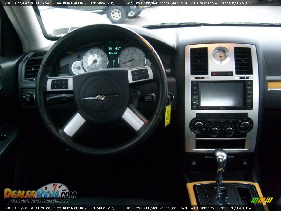 2008 Chrysler 300 Limited Steel Blue Metallic / Dark Slate Gray Photo #16