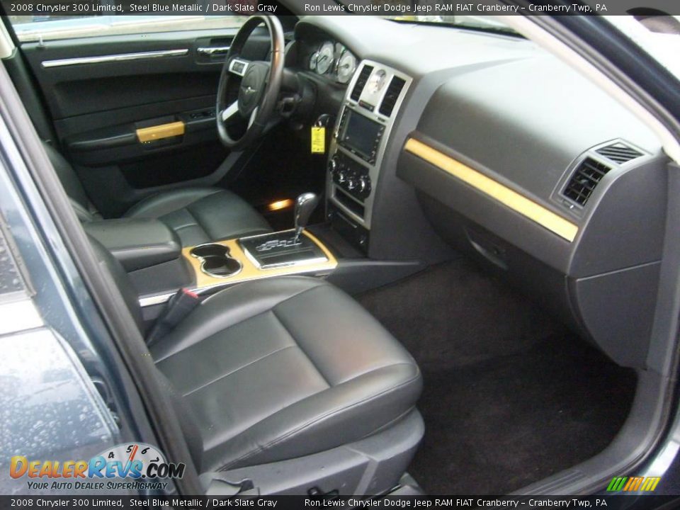 2008 Chrysler 300 Limited Steel Blue Metallic / Dark Slate Gray Photo #19