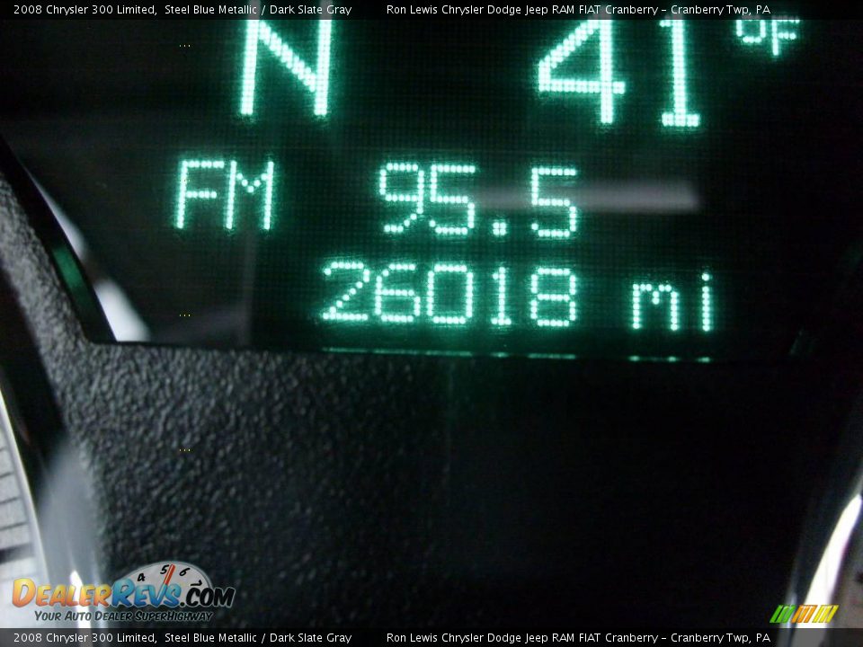 2008 Chrysler 300 Limited Steel Blue Metallic / Dark Slate Gray Photo #23