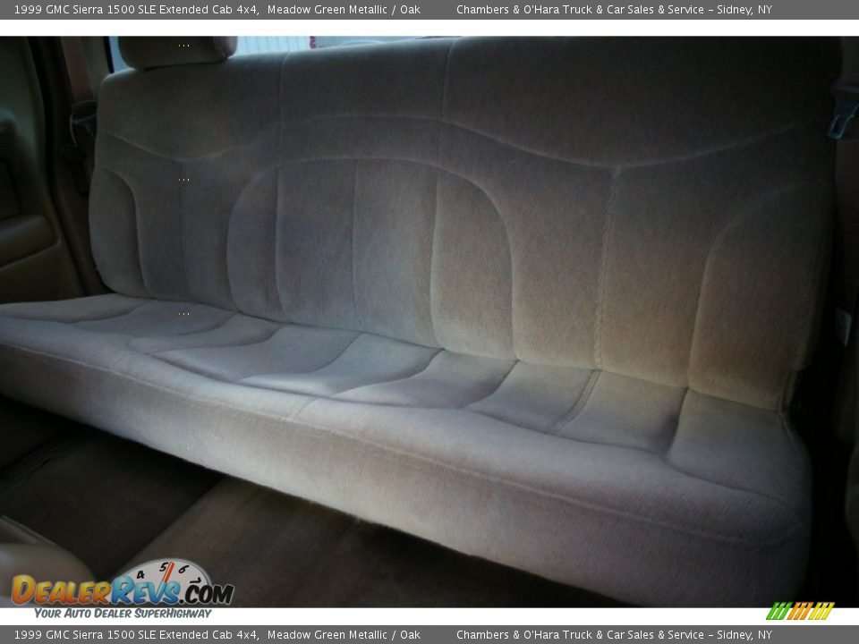 1999 GMC Sierra 1500 SLE Extended Cab 4x4 Meadow Green Metallic / Oak Photo #3