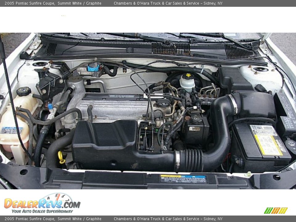 2005 Pontiac Sunfire Coupe 2.2 Liter DOHC 16V ECOTEC 4 Cylinder Engine Photo #10