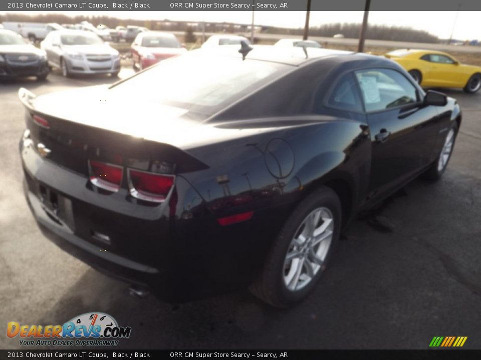 2013 Chevrolet Camaro LT Coupe Black / Black Photo #5