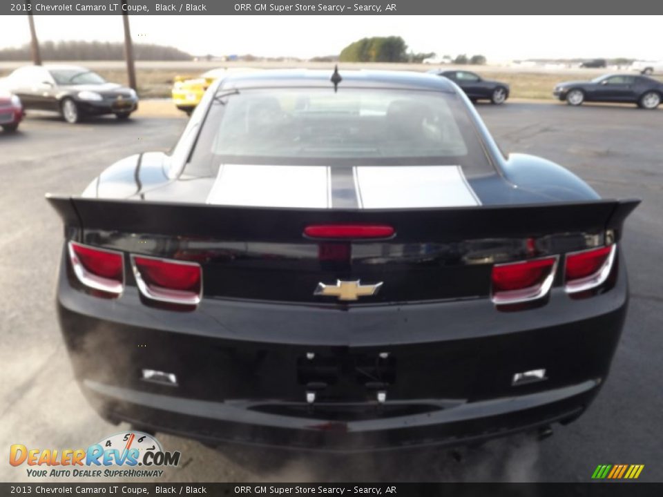 2013 Chevrolet Camaro LT Coupe Black / Black Photo #6