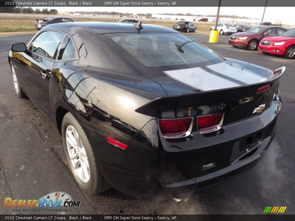 2013 Chevrolet Camaro LT Coupe Black / Black Photo #7