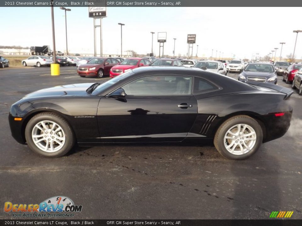 2013 Chevrolet Camaro LT Coupe Black / Black Photo #8