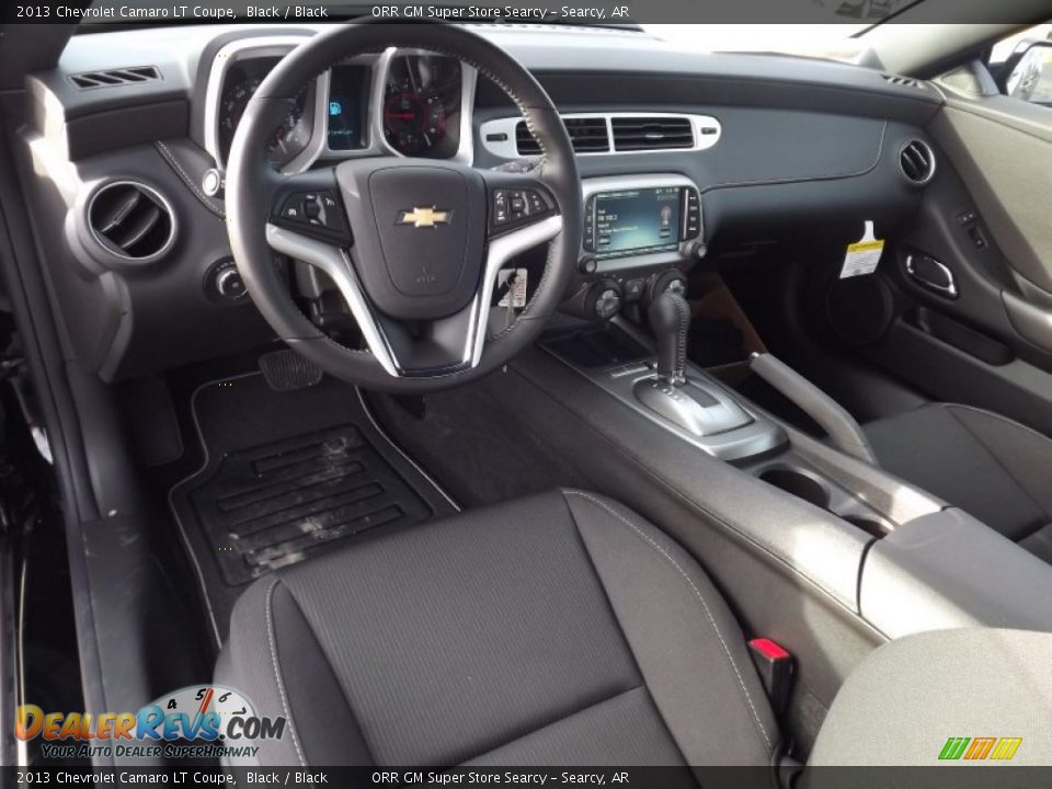 2013 Chevrolet Camaro LT Coupe Black / Black Photo #9