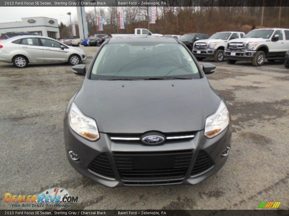 2013 Ford Focus SE Sedan Sterling Gray / Charcoal Black Photo #3