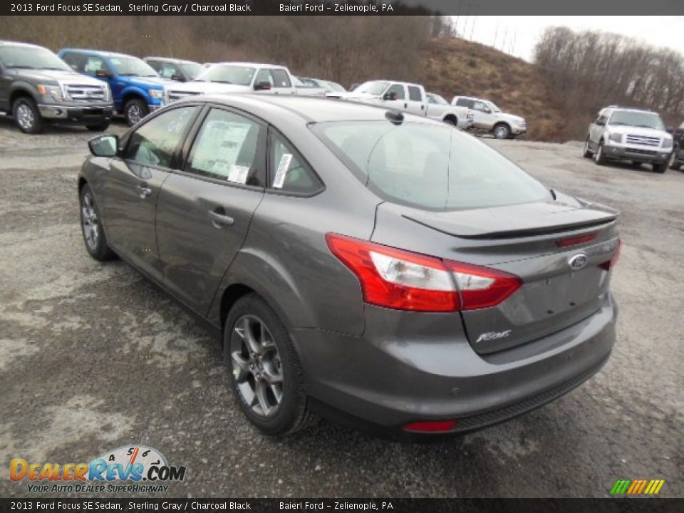 2013 Ford Focus SE Sedan Sterling Gray / Charcoal Black Photo #6