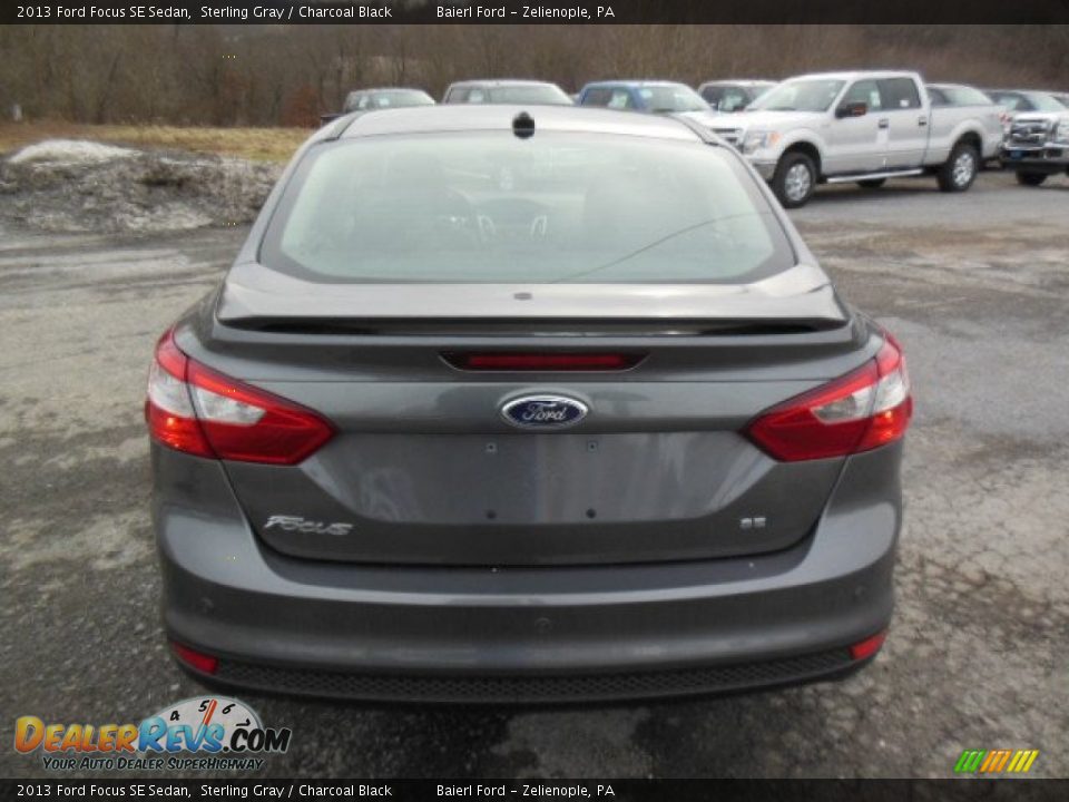 2013 Ford Focus SE Sedan Sterling Gray / Charcoal Black Photo #7