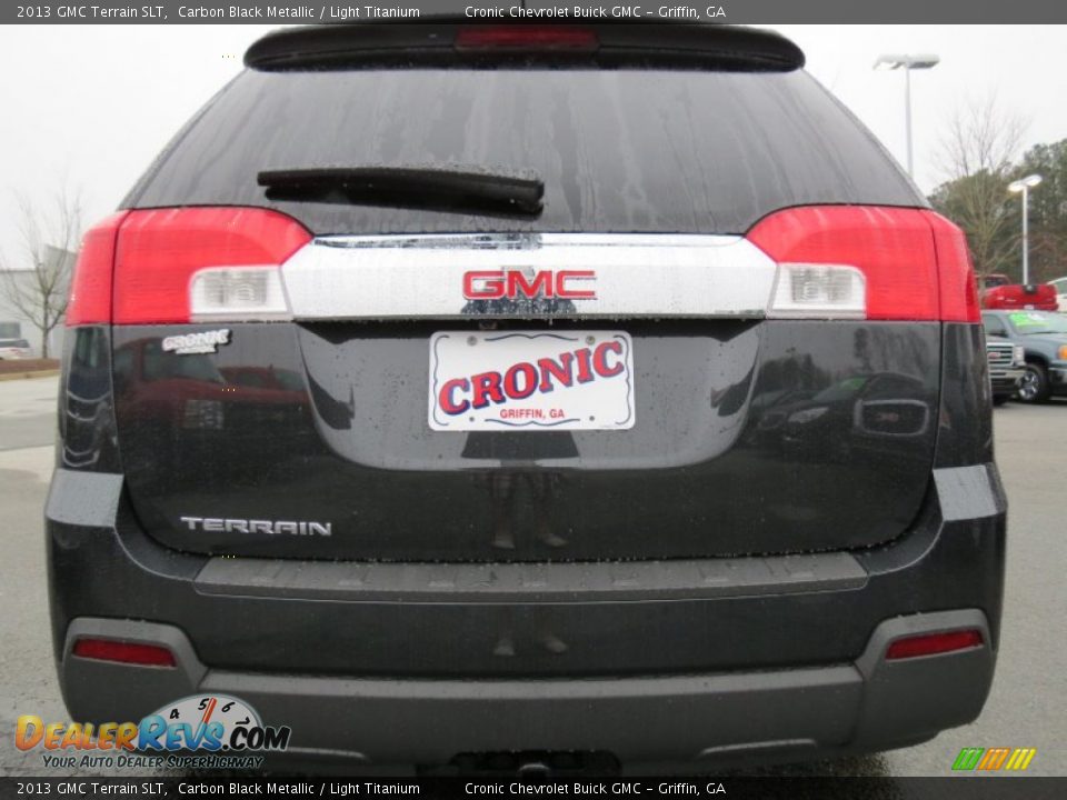 2013 GMC Terrain SLT Carbon Black Metallic / Light Titanium Photo #6