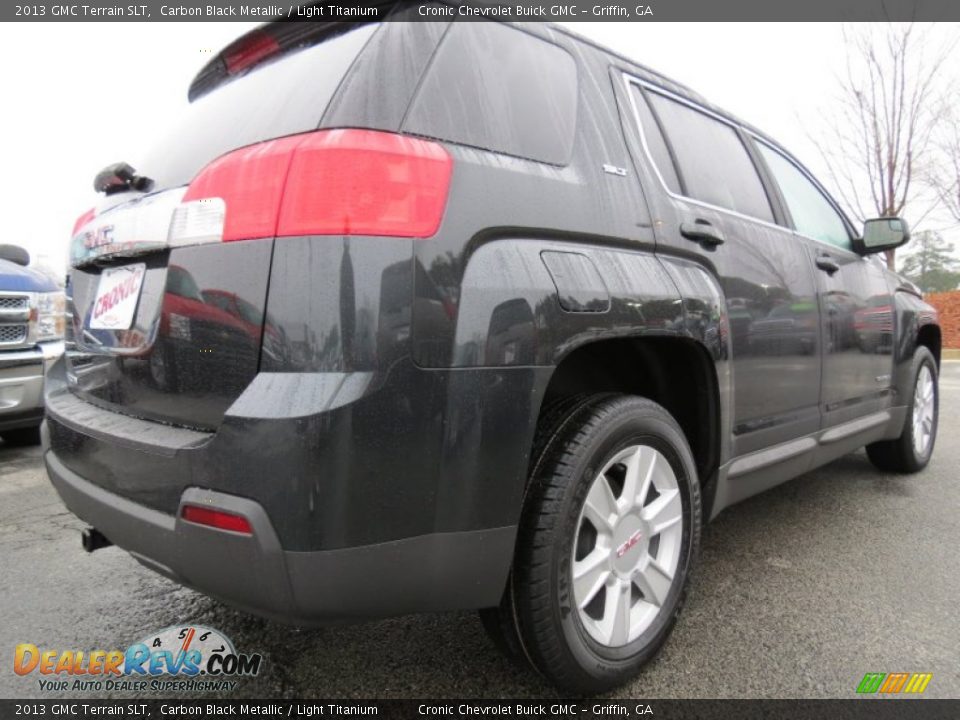 2013 GMC Terrain SLT Carbon Black Metallic / Light Titanium Photo #7