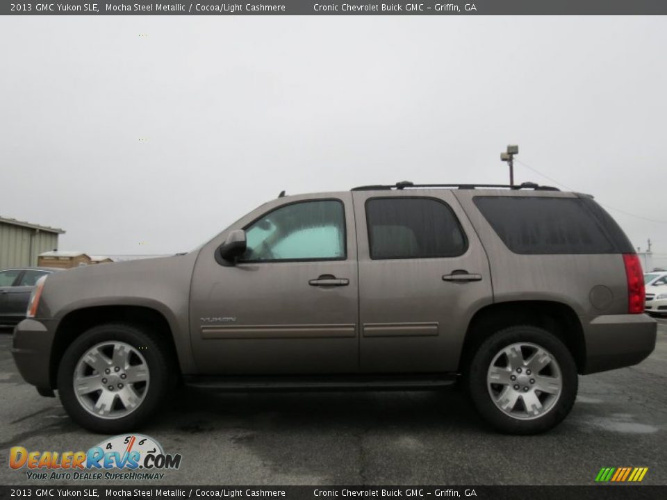 2013 GMC Yukon SLE Mocha Steel Metallic / Cocoa/Light Cashmere Photo #4